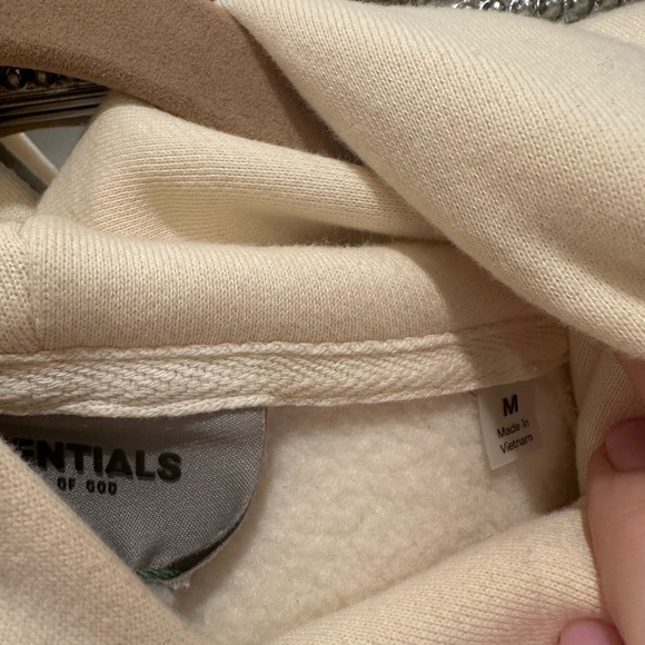 Essentials Cream Hoodie - Picture 3 of 3